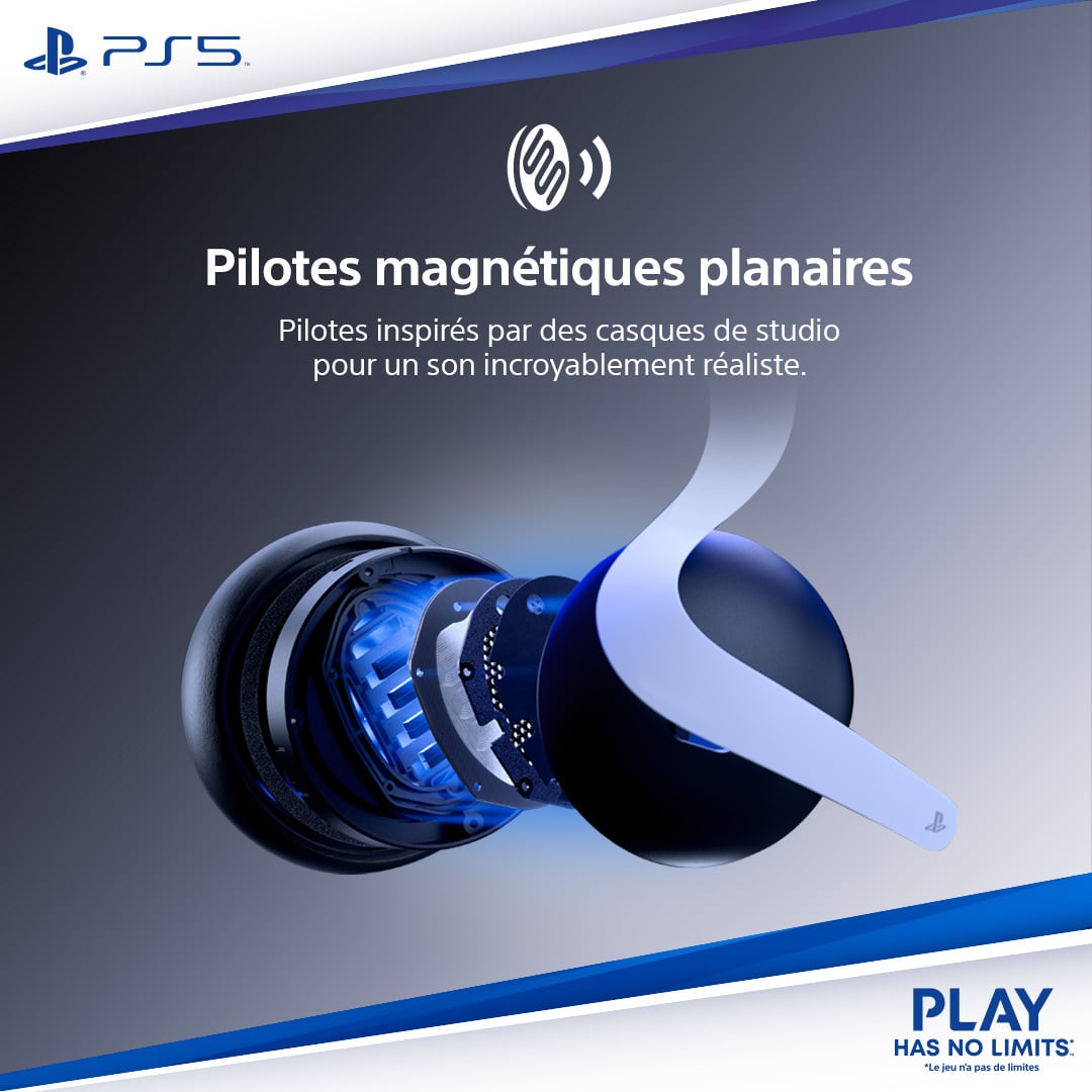 Casque-micro sans fil PULSE Elite™ Midnight Black - PS5