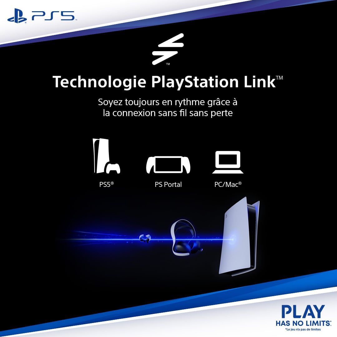 Casque-micro sans fil PULSE Elite™ Midnight Black - PS5